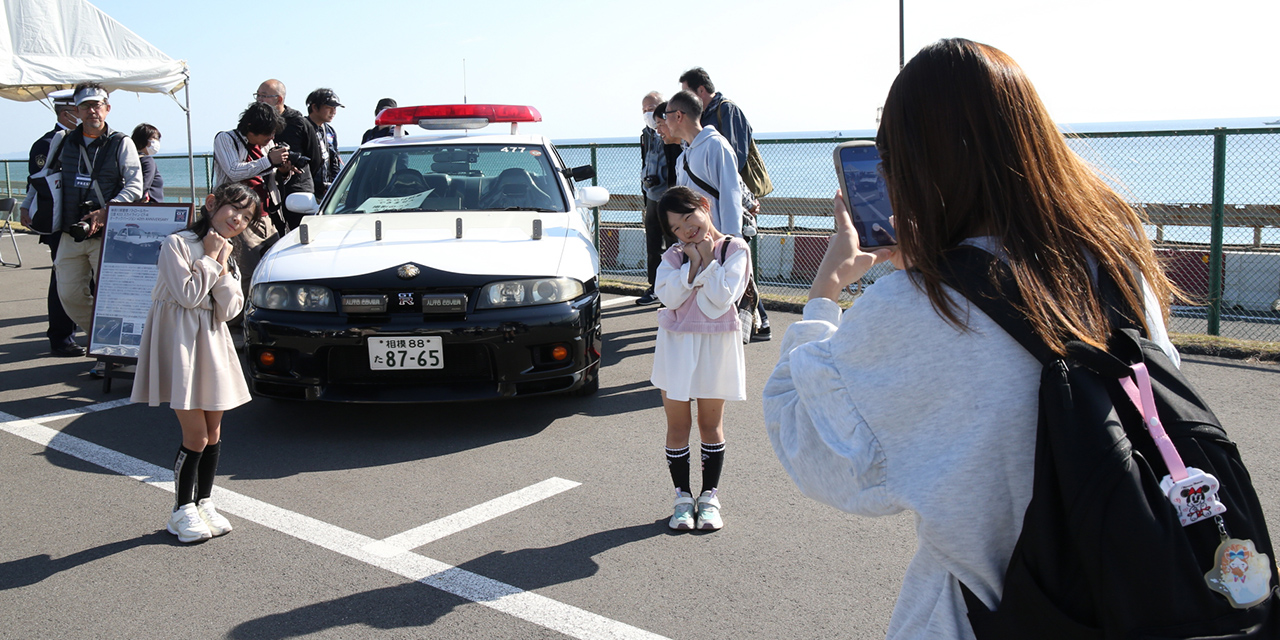 AOG 湘南里帰りミーティング 2025 神奈川県警察ブース