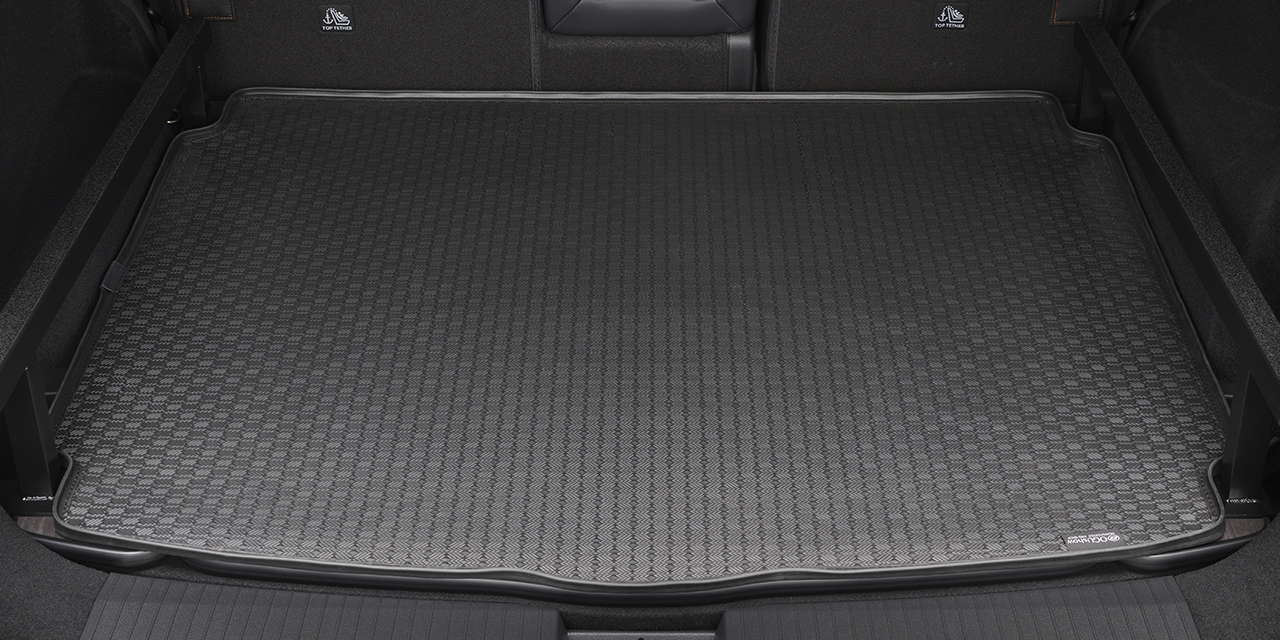 エクストレイル ロッククリーク マルチベッド 専用ラゲッジラバーマットの画像