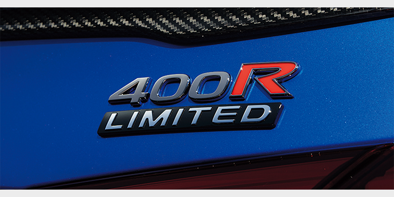 400R Limitedバッジ